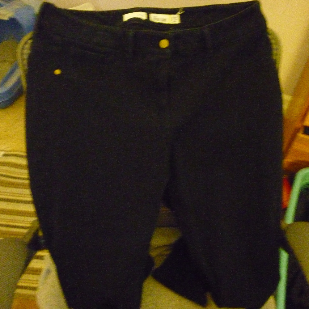 maison jules skinny jeans black 12 stretchy